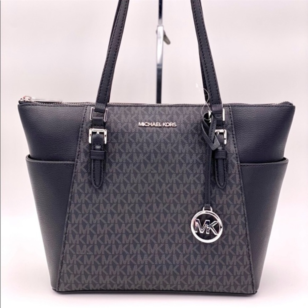Michael Kors Charlotte Tote Shoulder Bag - Picture 3 of 11